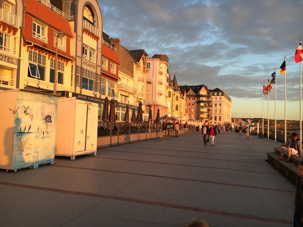 Le Wim'Heureux Terrasse Apartamento Wimereux Exterior foto